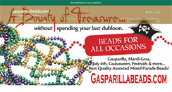 Desktop Screenshot of gasparillabeads.com